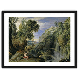 Pedro Pablo Rubens; Paul Bril / 'Landscape with Psyche and Jupiter', 1610; ca. 1630, Flemish Scho... thumbnail