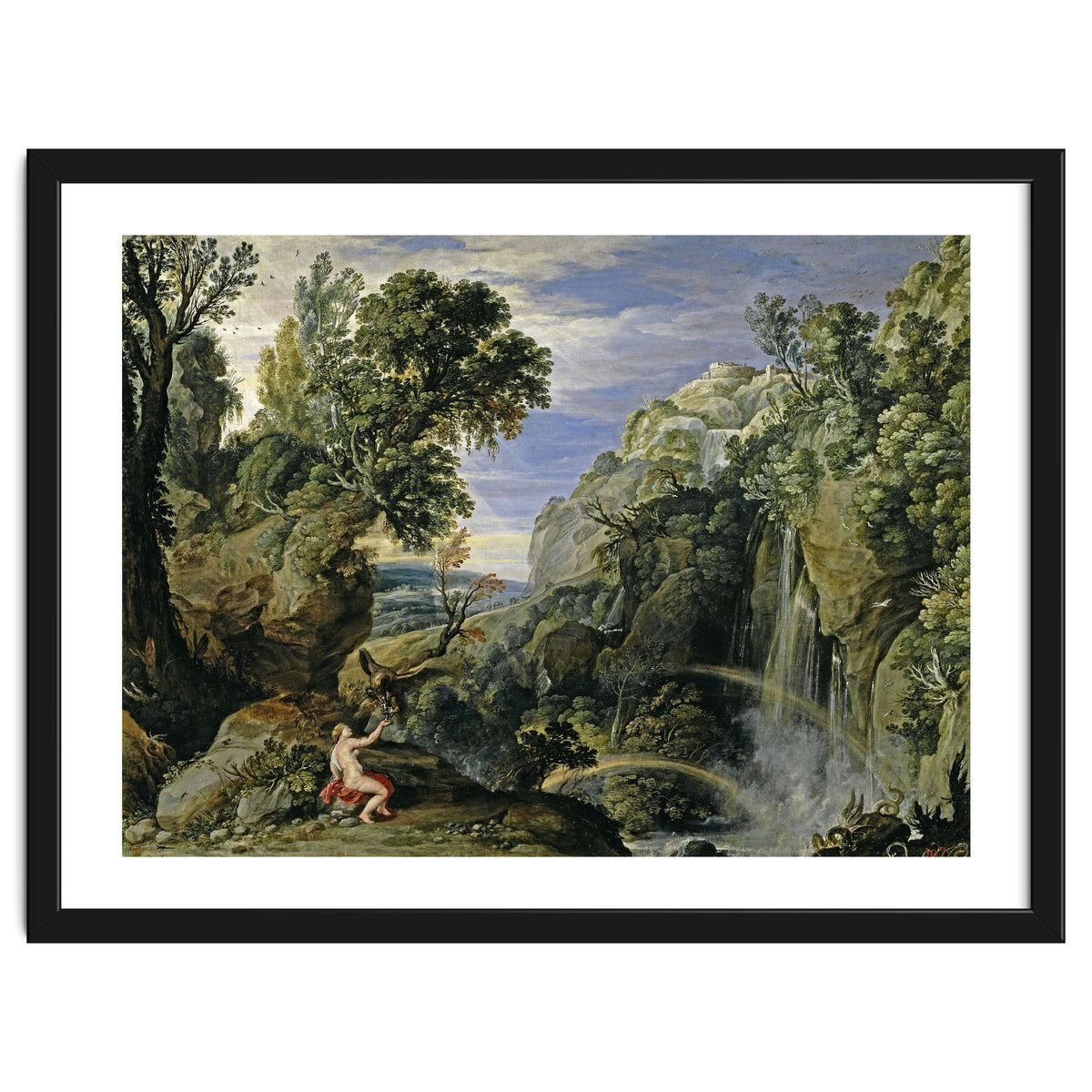 Pedro Pablo Rubens; Paul Bril / 'Landscape with Psyche and Jupiter', 1610; ca. 1630, Flemish Scho...
