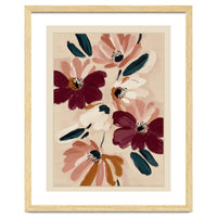 Blush And Wine Blossoms I