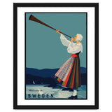 Sweden, Woman With Alp Horn thumbnail