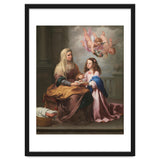 Bartolomé Esteban Murillo / 'Saint Anne with the Virgin', ca.  1655, Spanish School. VIRGIN MARY. thumbnail