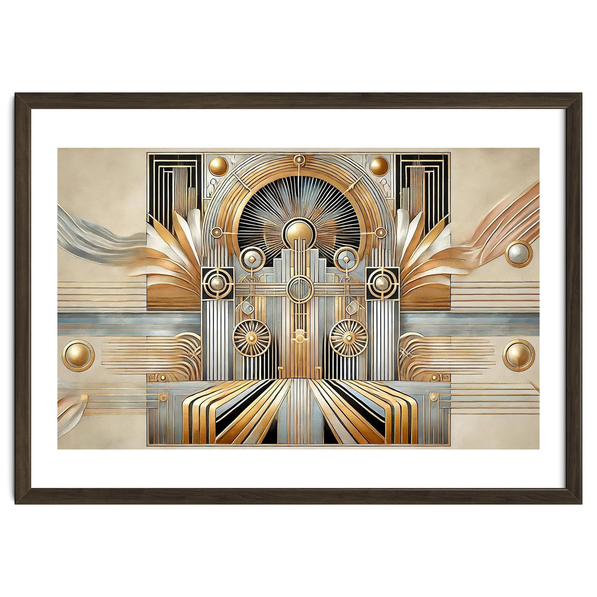 Art Deco Gold Architecture