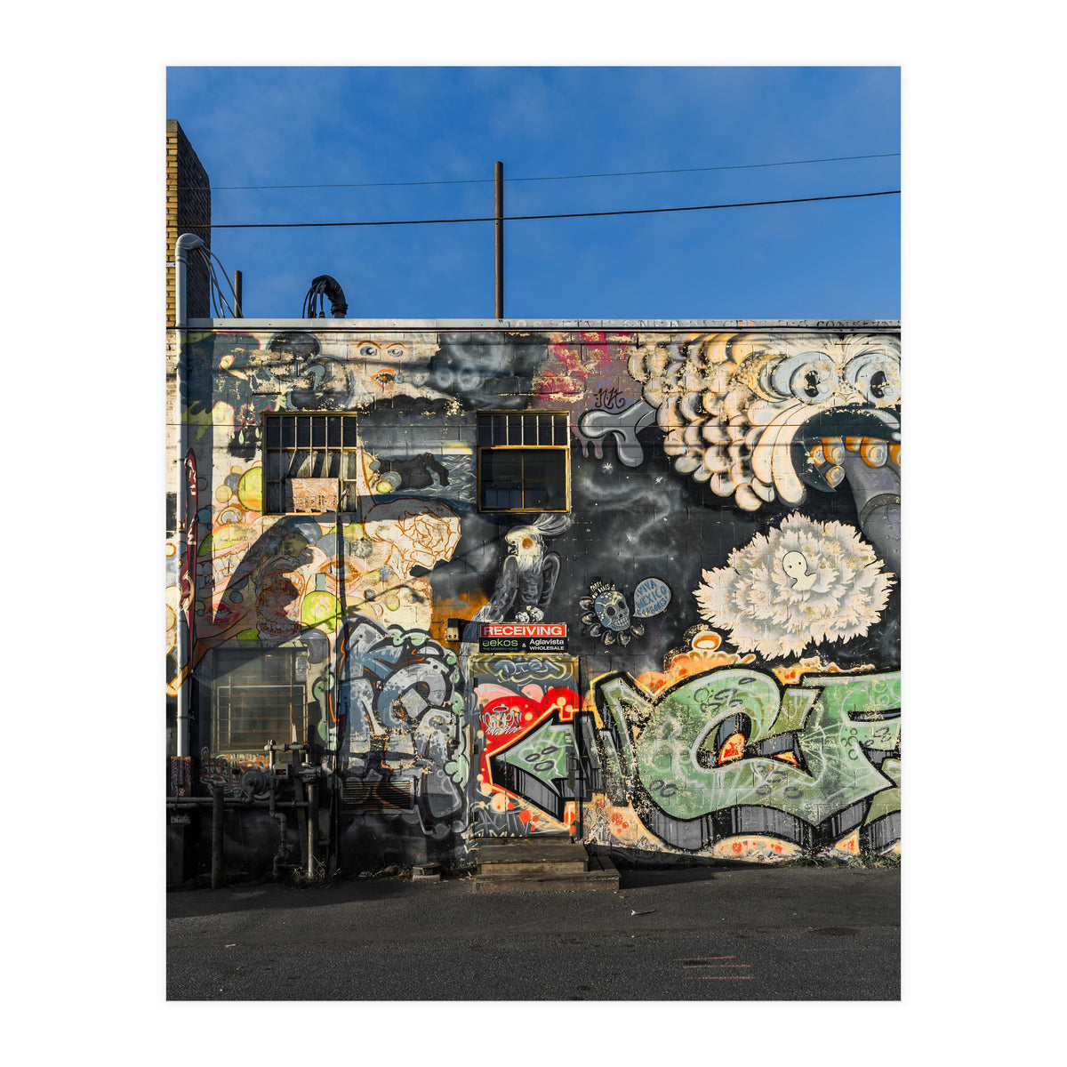 Cooke St Thunder Bay Graffiti Color Version No 2 (Print Only)