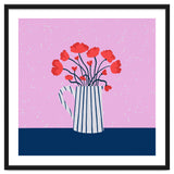 Poppies – pink and blue thumbnail