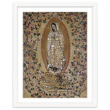 VIRGIN DE GUADALUPE - 1697 - ENCONCHADO PAINTING. JUAN y MIGUEL GONZALEZ PINTORES siglo XVII. thumbnail