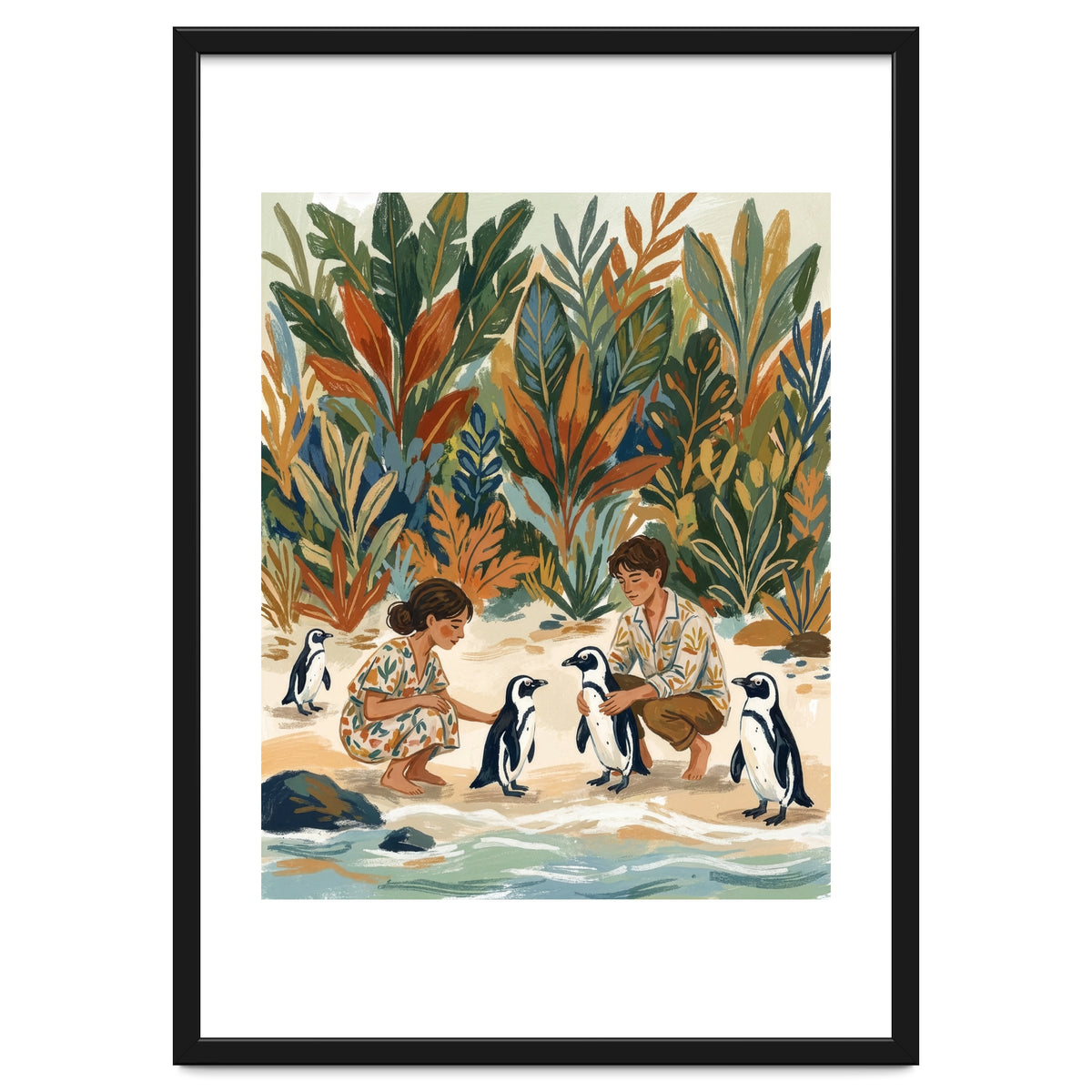 Wildlife Beach Gathering