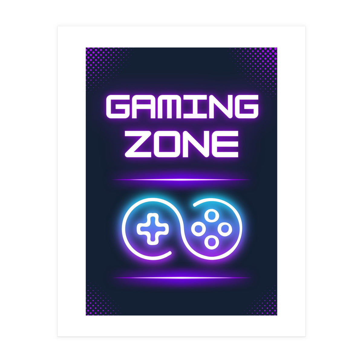 Gaming  Gamer Zone Funny (Print Only)