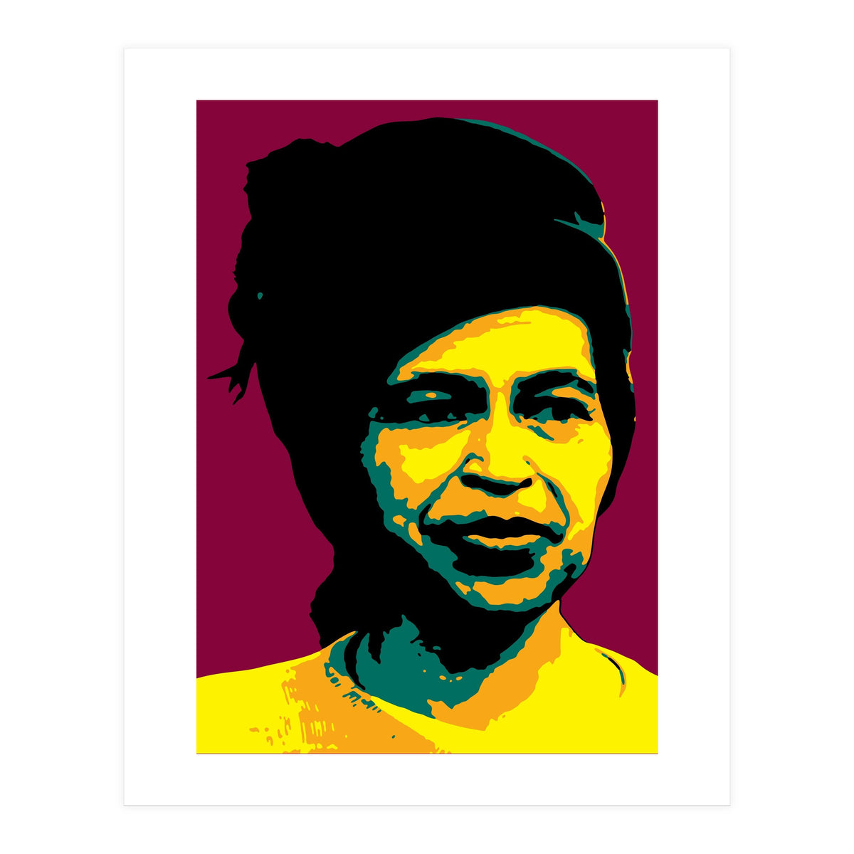 Rosa Parks  American Activist Legend in Pop Art (Print Only)