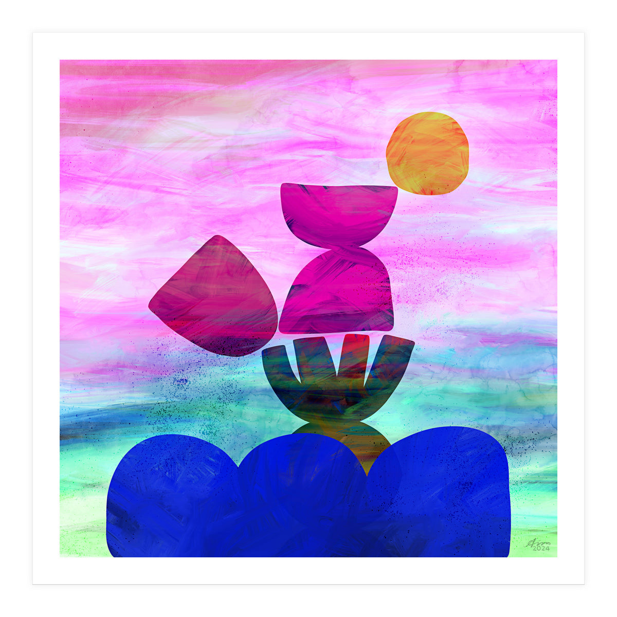 Balance (pink) (Print Only)