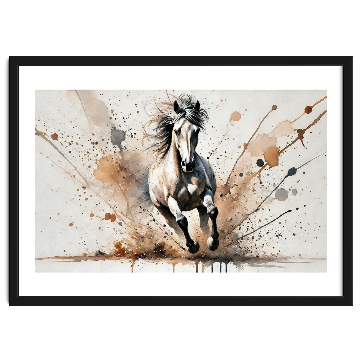 Galloping Horse Front View