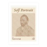Self Portrait Vincent Van Gogh (1889) (Print Only) thumbnail