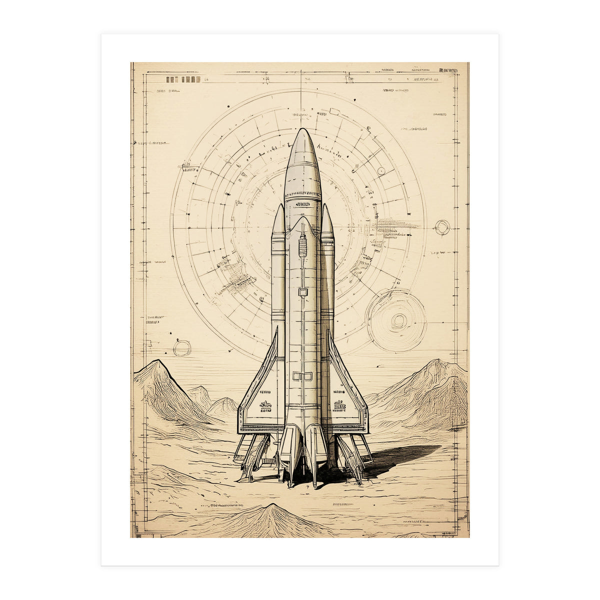 Back To The Moon 014 (Print Only)