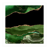 Green & Gold Agate Texture 16 (Print Only) thumbnail