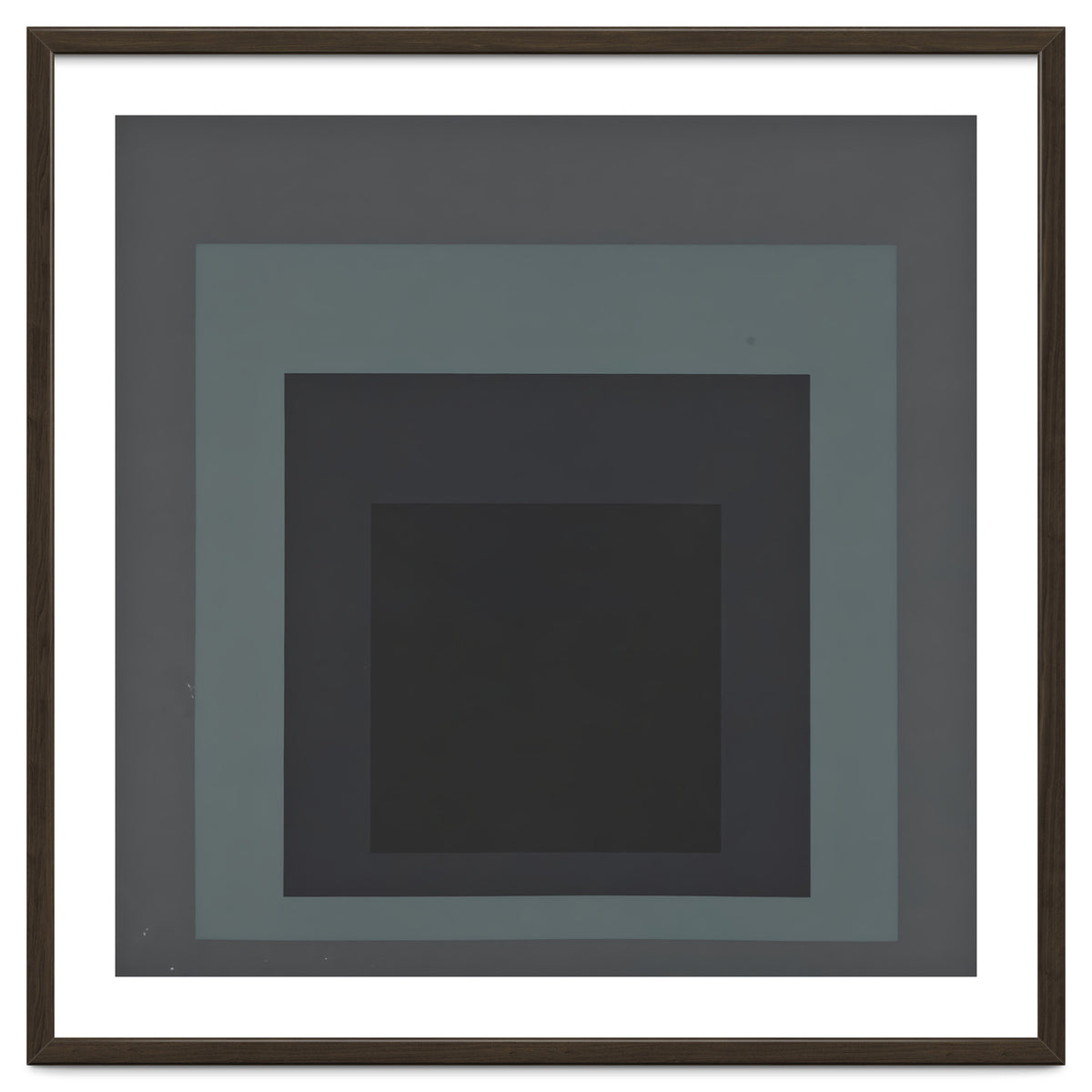 JOSEF ALBERS - HOMAGE TO THE SQUARE BLACK GREY