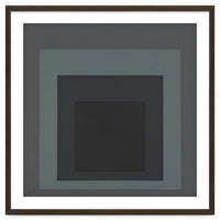 JOSEF ALBERS - HOMAGE TO THE SQUARE BLACK GREY