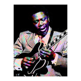 BB King. American Blues Guitarist in Colorful Art (Print Only) thumbnail
