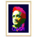 Johnny Cash Country Singer Pop Art WPAP thumbnail