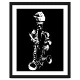 Rahsaan Roland Kirk Jazz Music Legend in Grayscale thumbnail