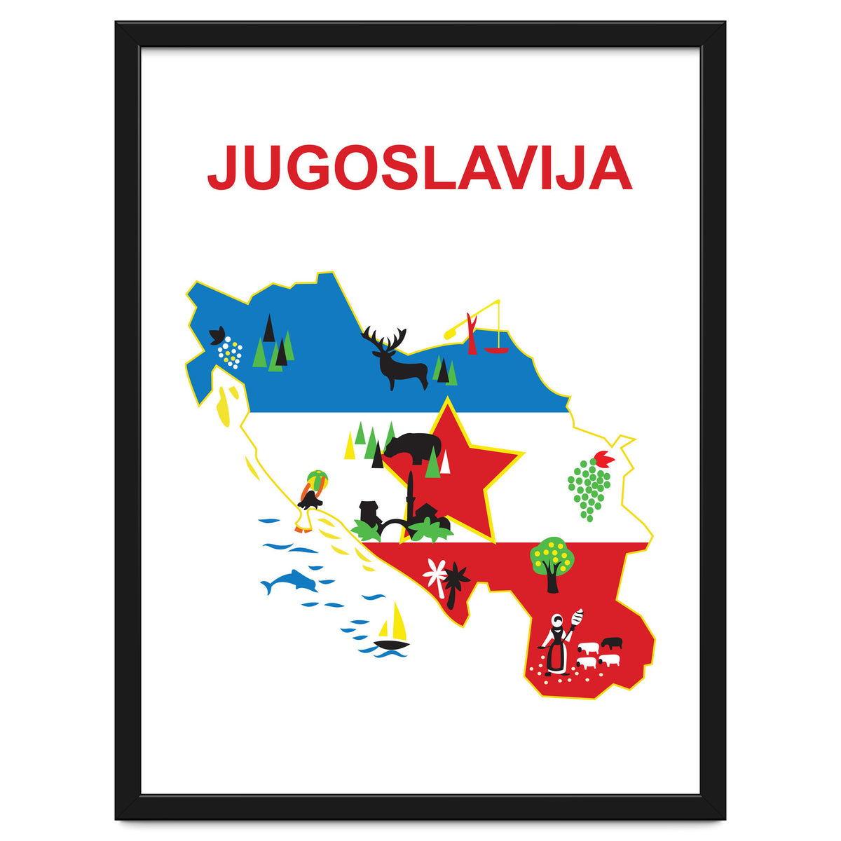Yugoslavia Map