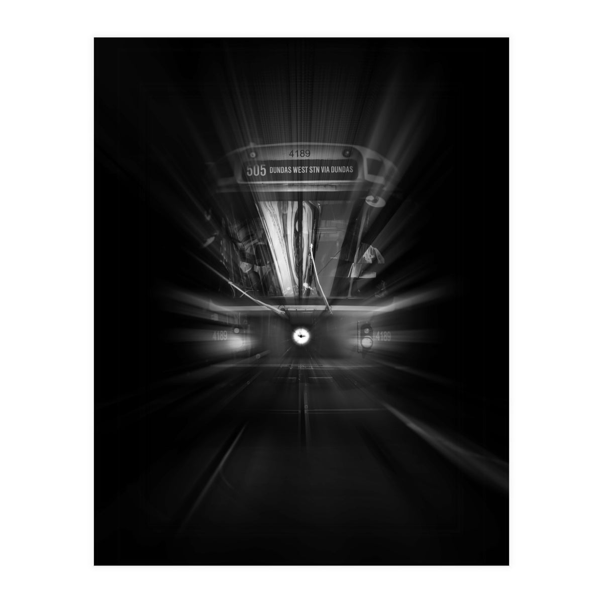 The 505 Dundas Streetcar Flow Version No 1 (Print Only)