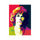 Jim Morrison Legendary Rock Pop Art WPAP (Print Only) thumbnail