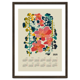 Calendar 2025 colorful orchid thumbnail