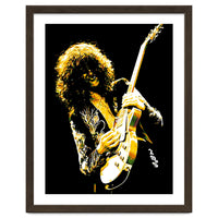 Jimmy Page American Rock Band Guitarist Legend in Pop Art