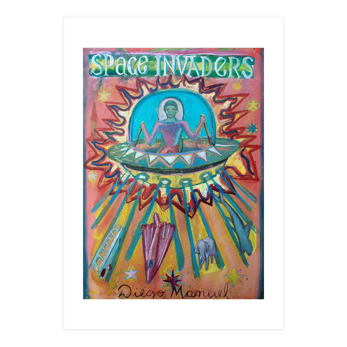 Space Invaders (Print Only)