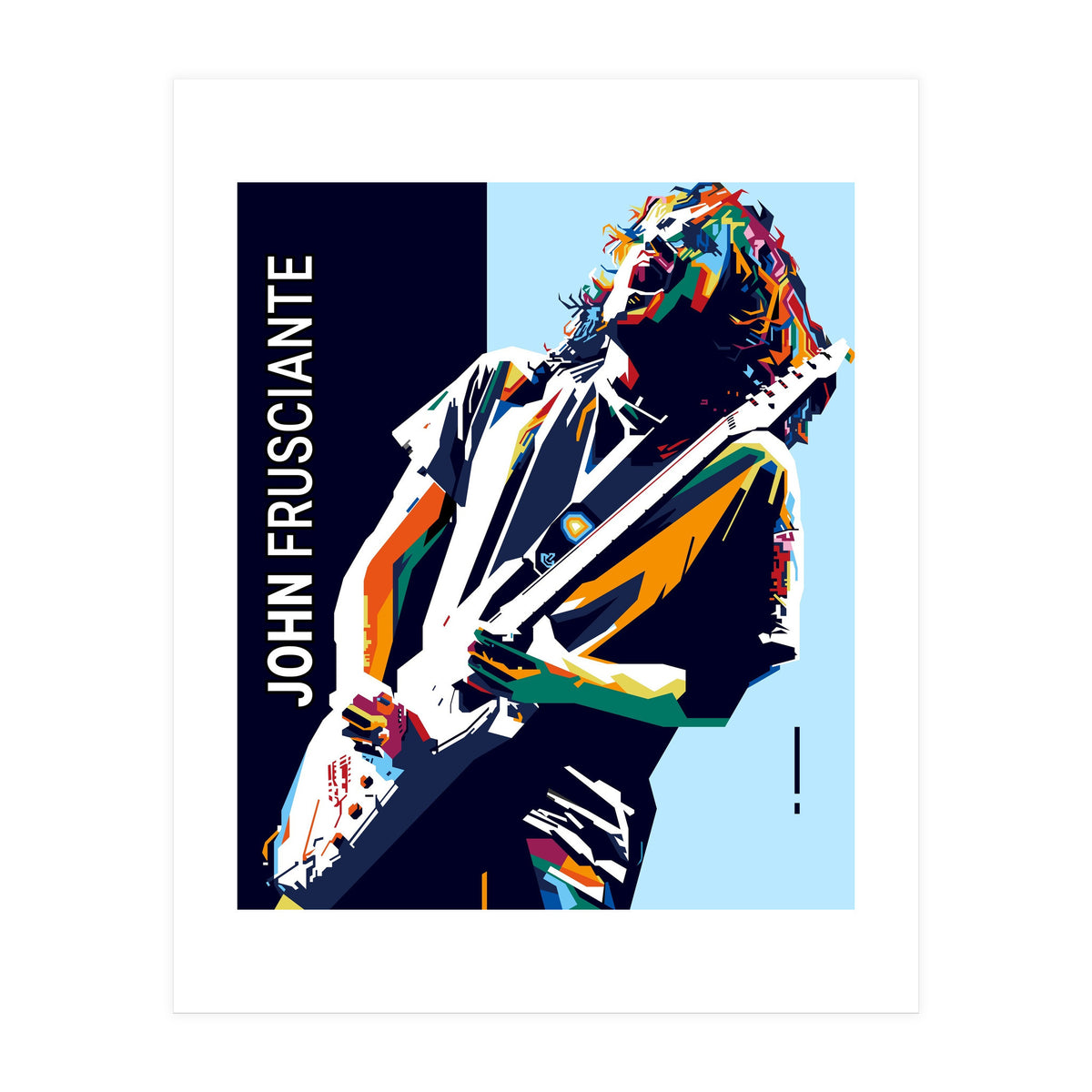 John Frusciante Style WPAP (Print Only)