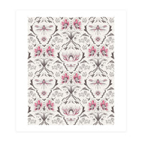 Bohemian Garden Pink Pattern (Print Only)