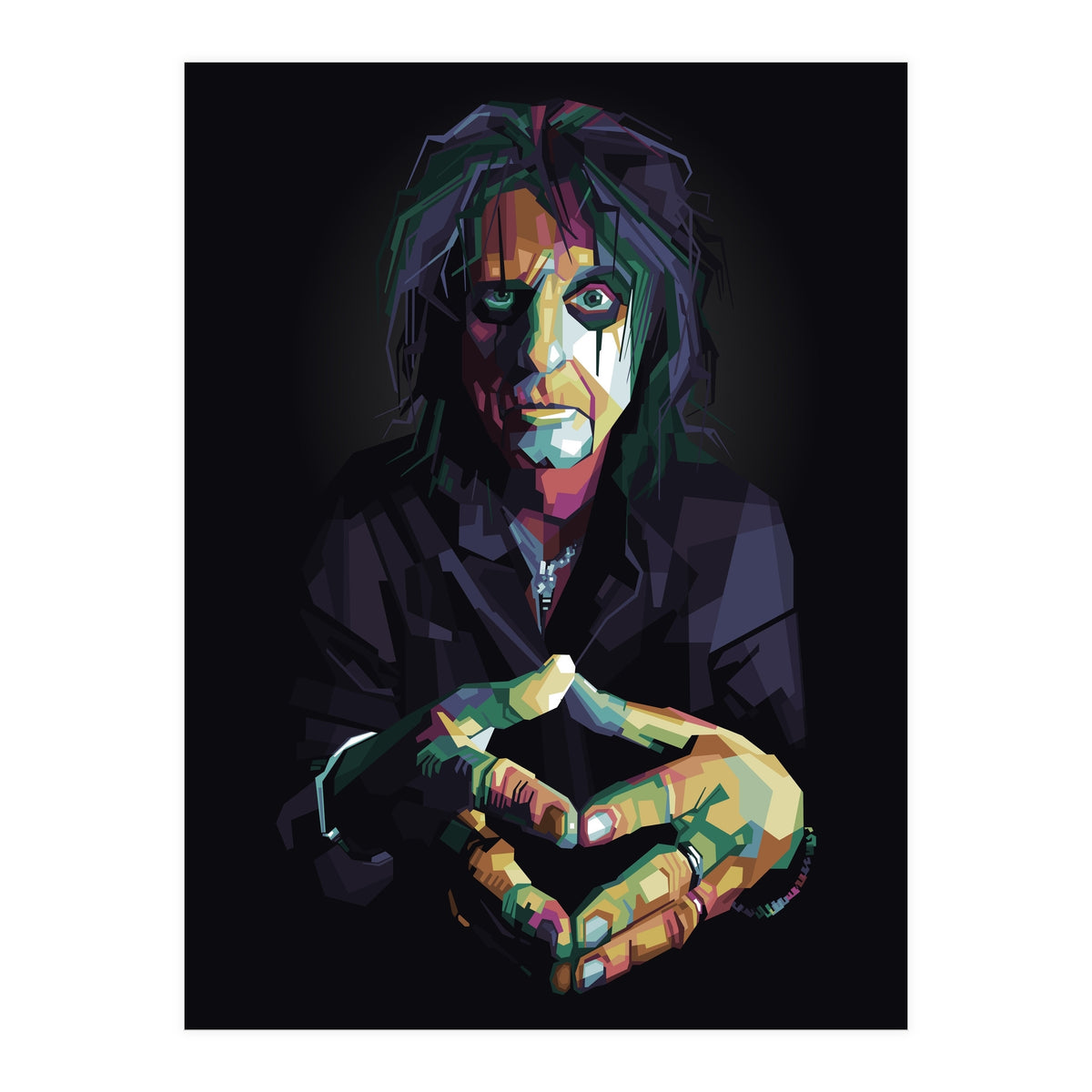 Alice Cooper Pop Art WPAP (Print Only)