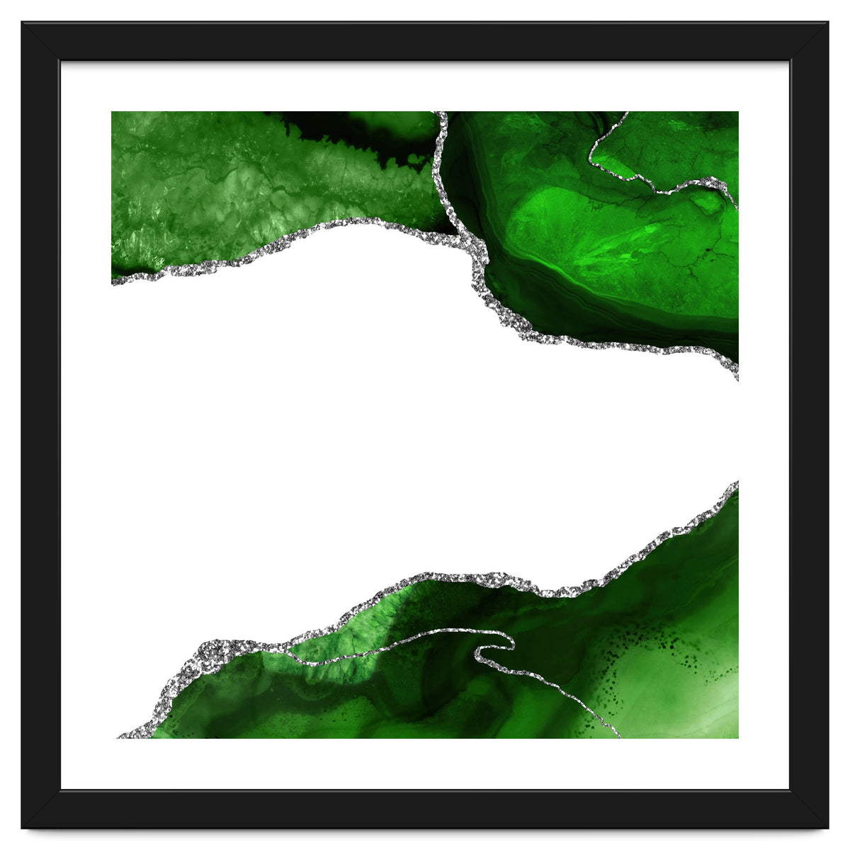 Green & Silver Agate Texture 11