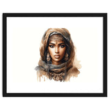 Desert Muse Watercolor Portrait thumbnail