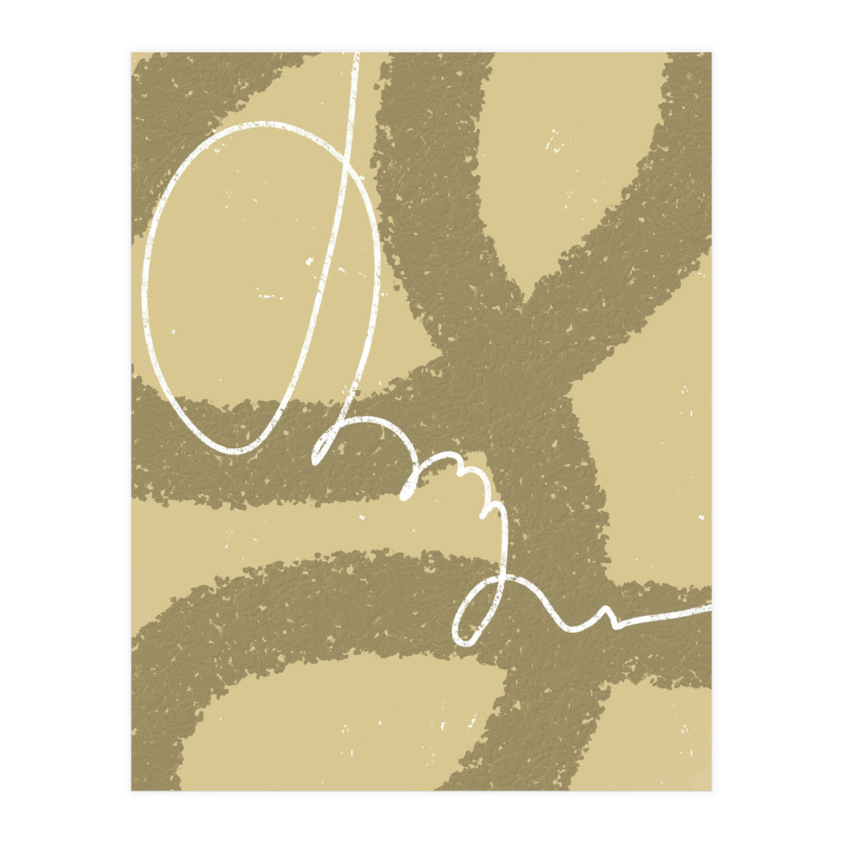 Dance of Lines on Sand Dunes (Print Only)