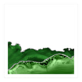 Green & Silver Agate Texture 12 (Print Only) thumbnail