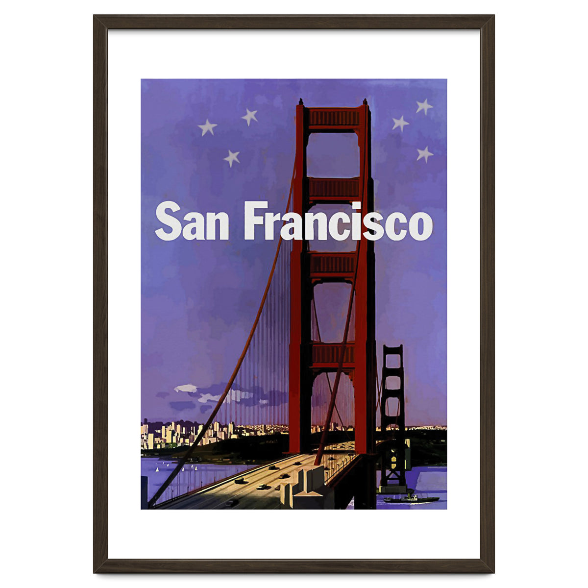 Gold Gate at Night, San Francisco