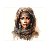 Desert Muse Watercolor Portrait (Print Only) thumbnail