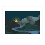 Abstract Landscape Sunrise (Print Only) thumbnail