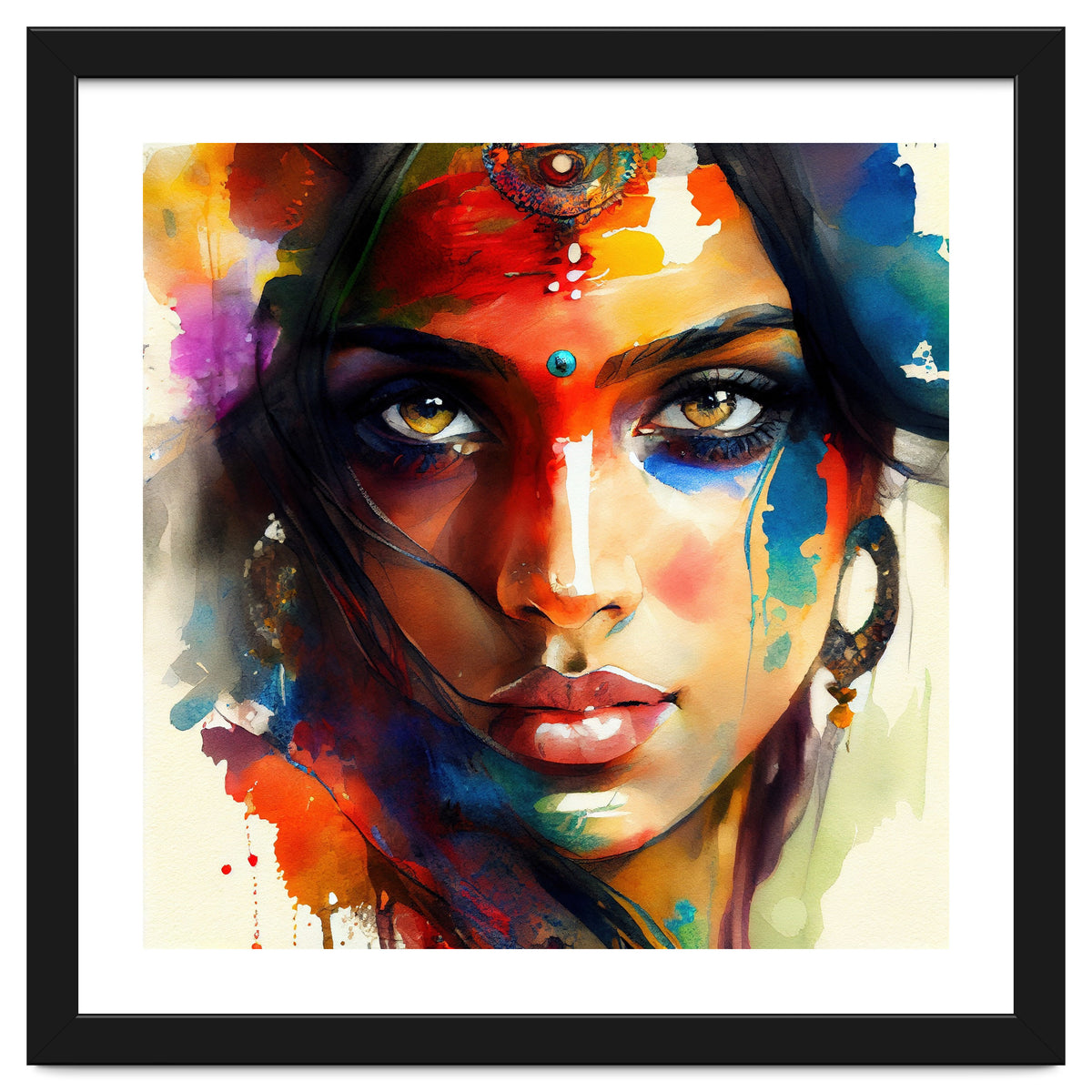 Radiant Bindi Hindu Portrait