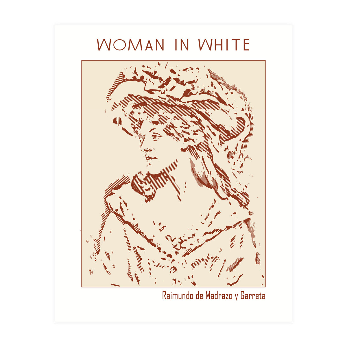 Woman In White – Raimundo De Madrazo Y Garreta (Print Only)