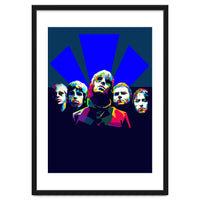 OASIS British Rock Band Art WPAP Trending Now