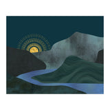 Abstract Landscape Sunrise (Print Only) thumbnail