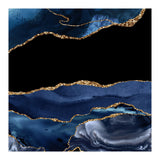 Navy & Gold Agate Texture 16  (Print Only) thumbnail