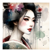 Soft Bloom Modern Geisha (Print Only)