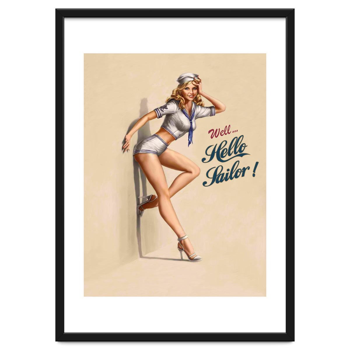 Hallo Sailor Pinup Girl