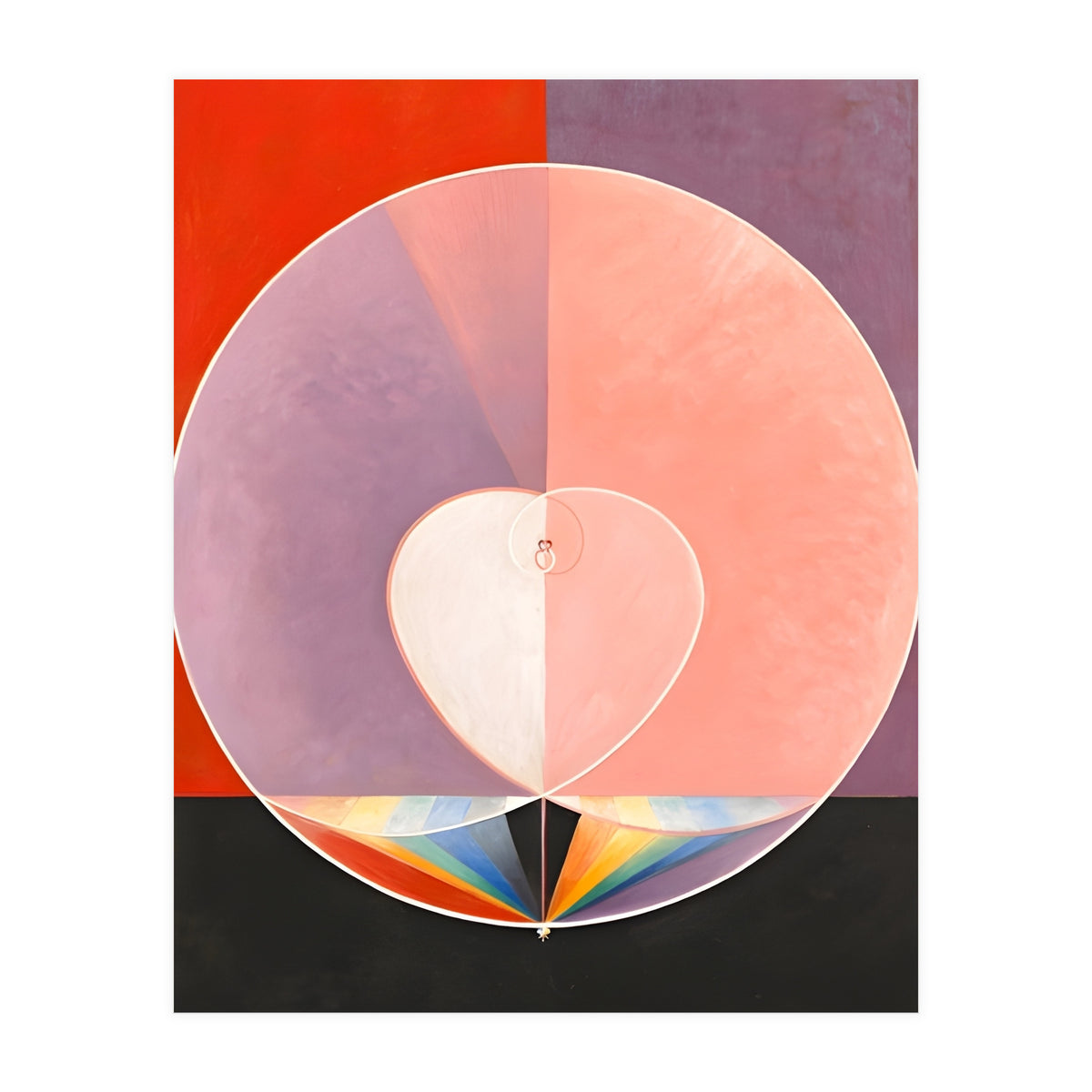Hilma af Klint - The Dove No 13 Abstract Art (Print Only)