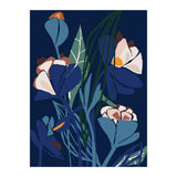 Florals At Night – Modern Illustration (Print Only) thumbnail