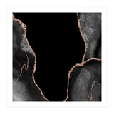 Black & Rose Gold Agate Texture 03  (Print Only) thumbnail