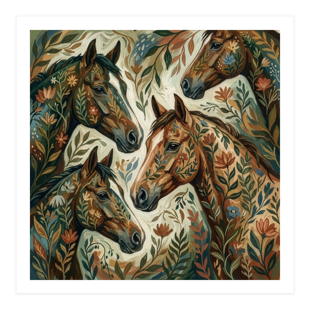 Wild Horses In Bloom (Print Only)
