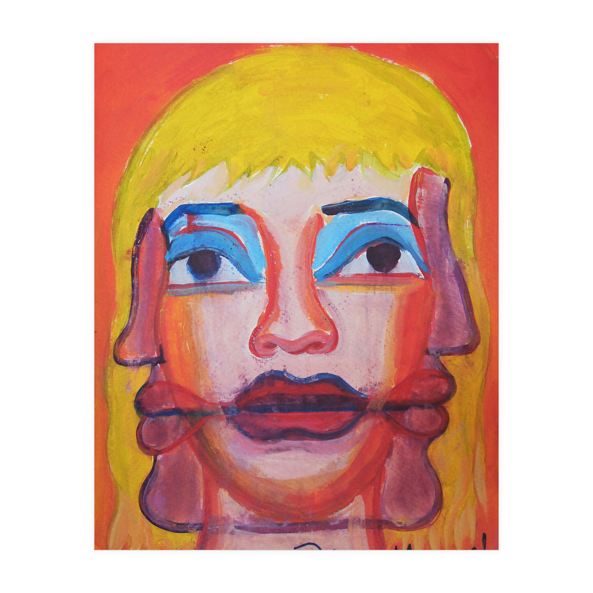 Cabeza De Mujer 2 (Print Only)